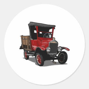 Cartoon Ronde Sticker