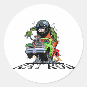 Cartoon Ronde Sticker