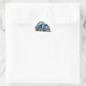 Cartoon Ronde Sticker (Tas)