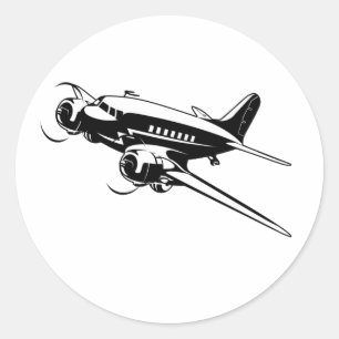 Cartoon Ronde Sticker