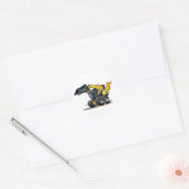 Cartoon Ronde Sticker (Envelop)