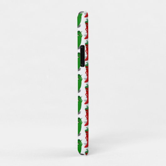 Cartoon rood en groen epper divas Case-Mate iPhone case (Achterkant/rechts)