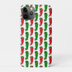 Cartoon rood en groen epper divas Case-Mate iPhone case