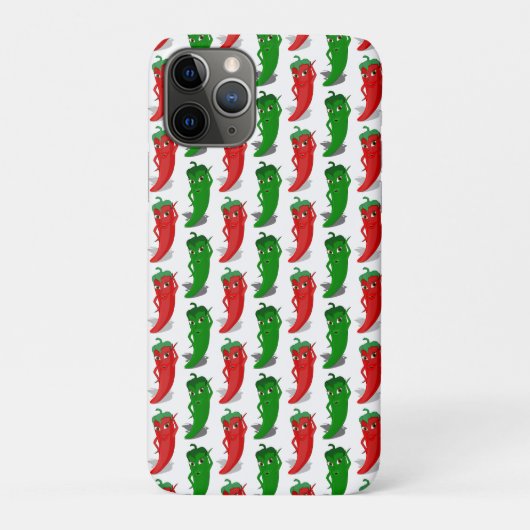 Cartoon rood en groen epper divas Case-Mate iPhone case (Achterkant)
