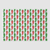 Cartoon rood en groen epper divas tissuepapier (Voorkant)