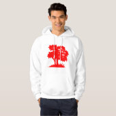 Cartoon - Rood Hoodie (Voorkant volledig)