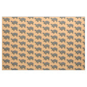 cartoon-roodglansschildpad stof (Fat Quarter)