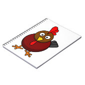 Cartoon Rooster Notitieboek (Linkerzijde)