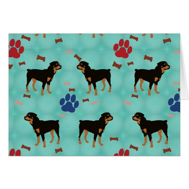 Cartoon Rottweiler (Voorkant Horizontaal)