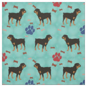 Cartoon Rottweiler Stof (Swatch)