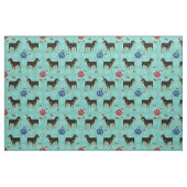 Cartoon Rottweiler Stof (Fat Quarter)