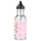 Cartoon Roze Chinees Jaar van de Varkens Waterfles (Rechts)