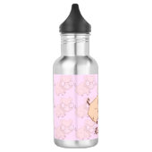 Cartoon Roze Chinees Jaar van de Varkens Waterfles (Links)