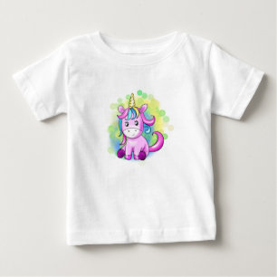 cartoon roze eenhoorn