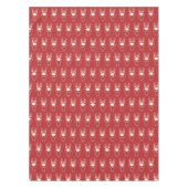 Cartoon Rudolph Red Pattern Tafelkleed (Voorkant)