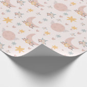 Cartoon ruimteverlooppapier cadeaupapier (Hoek)