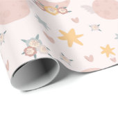 Cartoon ruimteverlooppapier cadeaupapier (Rol Hoek)