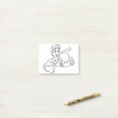 Cartoon Ruitenreinigingsprogramma Car Wash Cleaner Post-it® Notes (Op bureau)