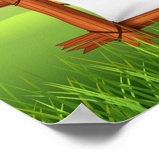 Cartoon safari poster (Hoek)