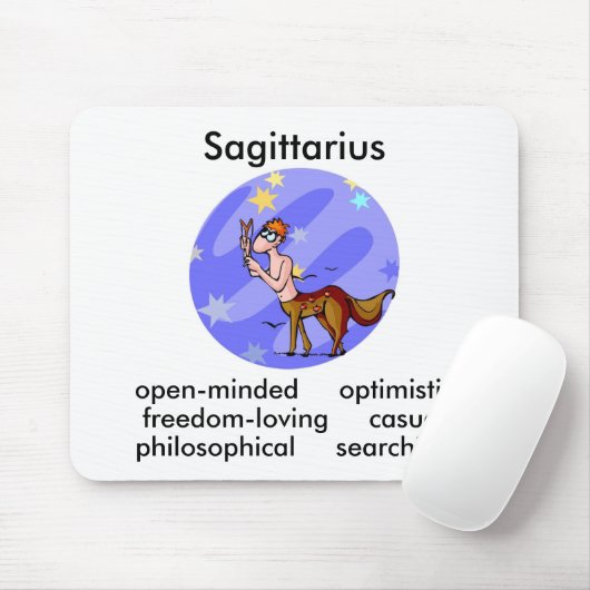  Cartoon Sagittarius Centaur Traits Muismat (Met muis)