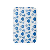 Cartoon Sail Boat Pattern Badmat (Voorkant Verticaal)