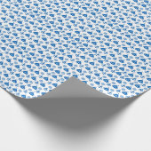 Cartoon Sail Boat Pattern Cadeaupapier (Hoek)