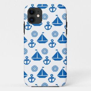 Cartoon Sail Boat Pattern Case-Mate iPhone Case
