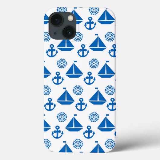 Cartoon Sail Boat Pattern Case-Mate iPhone Case (Achterkant)