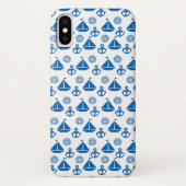 Cartoon Sail Boat Pattern Case-Mate iPhone Case (Achterkant)
