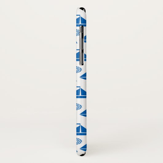 Cartoon Sail Boat Pattern Case-Mate iPhone Case (Achterkant/links)