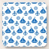 Cartoon Sail Boat Pattern Drankjes Onderzetter (Voorkant)