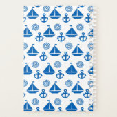 Cartoon Sail Boat Pattern Planner (Achterkant)