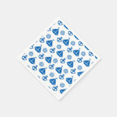 Cartoon Sail Boat Pattern Servet (Hoek)