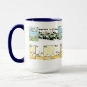 Cartoon-samenstelling moeras mok (Links)