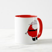 Cartoon Santa Claus Mok (Voorkant rechts)