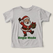 Cartoon Santa Dancing Joyfully (Design voorkant)