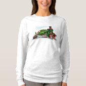Cartoon Santa express T-shirt (Voorkant)