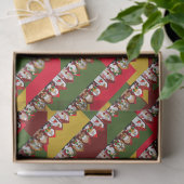 Cartoon Santas Kerstmis Tissuepapier (Geschenk)