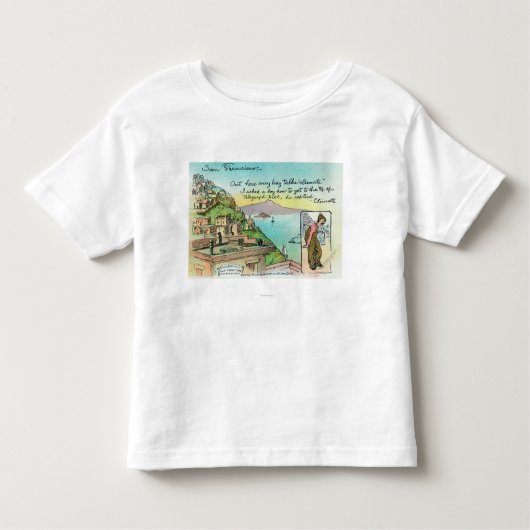 Cartoon Scene over klimaat Kinder Shirts (Voorkant)