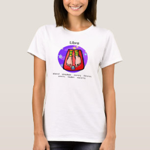 Cartoon Schaalschilders trekken Zodiac T-shirt