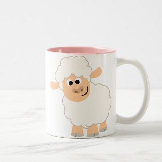 Cartoon schapen Mok