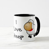 cartoon schapen mok (Voorkant rechts)