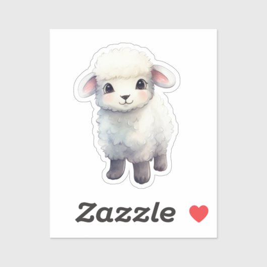 Cartoon schapen sticker (Vel)