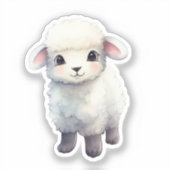 Cartoon schapen sticker (Voorkant)