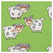 cartoon schapen stof (Close Up)