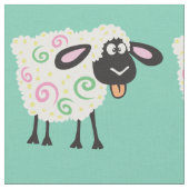 cartoon schapen stof (Close Up)