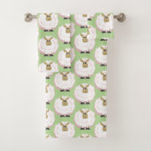 Cartoon schapenkoppel bad handdoek (Insitu)