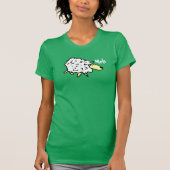 Cartoon schapenontwerp t-shirt (Voorkant)