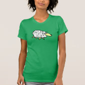 Cartoon schapenontwerp t-shirt (Voorkant)
