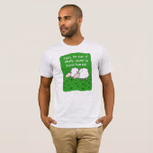 Cartoon schapenontwerp t-shirt (Voorkant volledig)